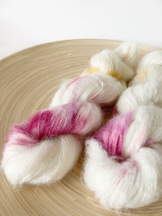 Wild Lilac Moon's Crescent and Selene in color "Snowmelt"