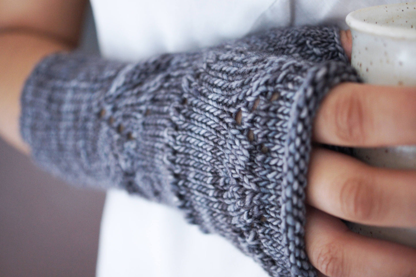 Knitting Pattern . Fingerless Gloves . "Embrace" . Fingerless Mittens . PDF pattern