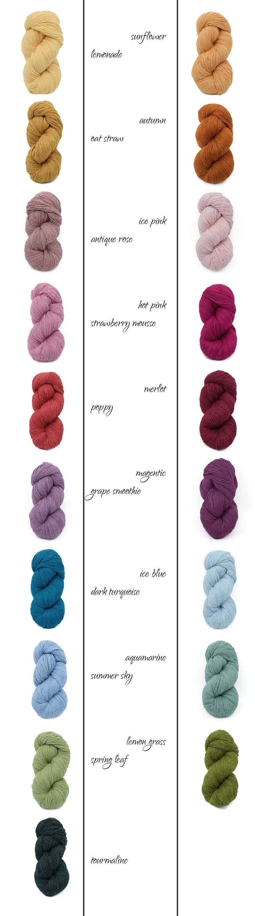Galler Yarns Prime Alpaca . DK . Superfine Alpaca in 19 beautiful colors
