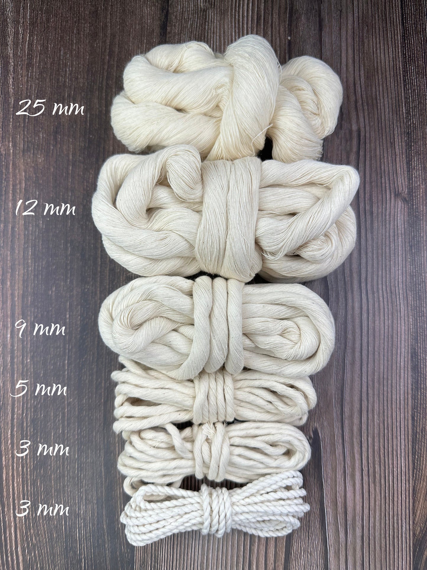 Cotton string. Soft Bulky Cotton string . Weaving  Supplies . Multiple Colors . Ecru