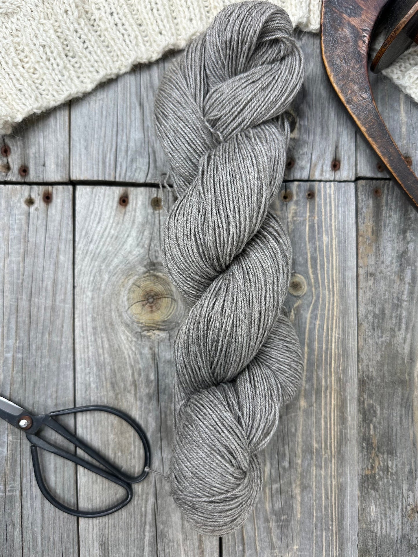 Wild Lilac Moon's Yak Sock | natural color