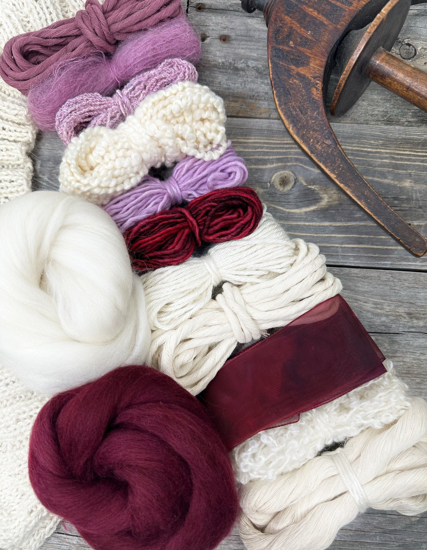 Deluxe Fiber Pack .  Creatively curated . "Blush"