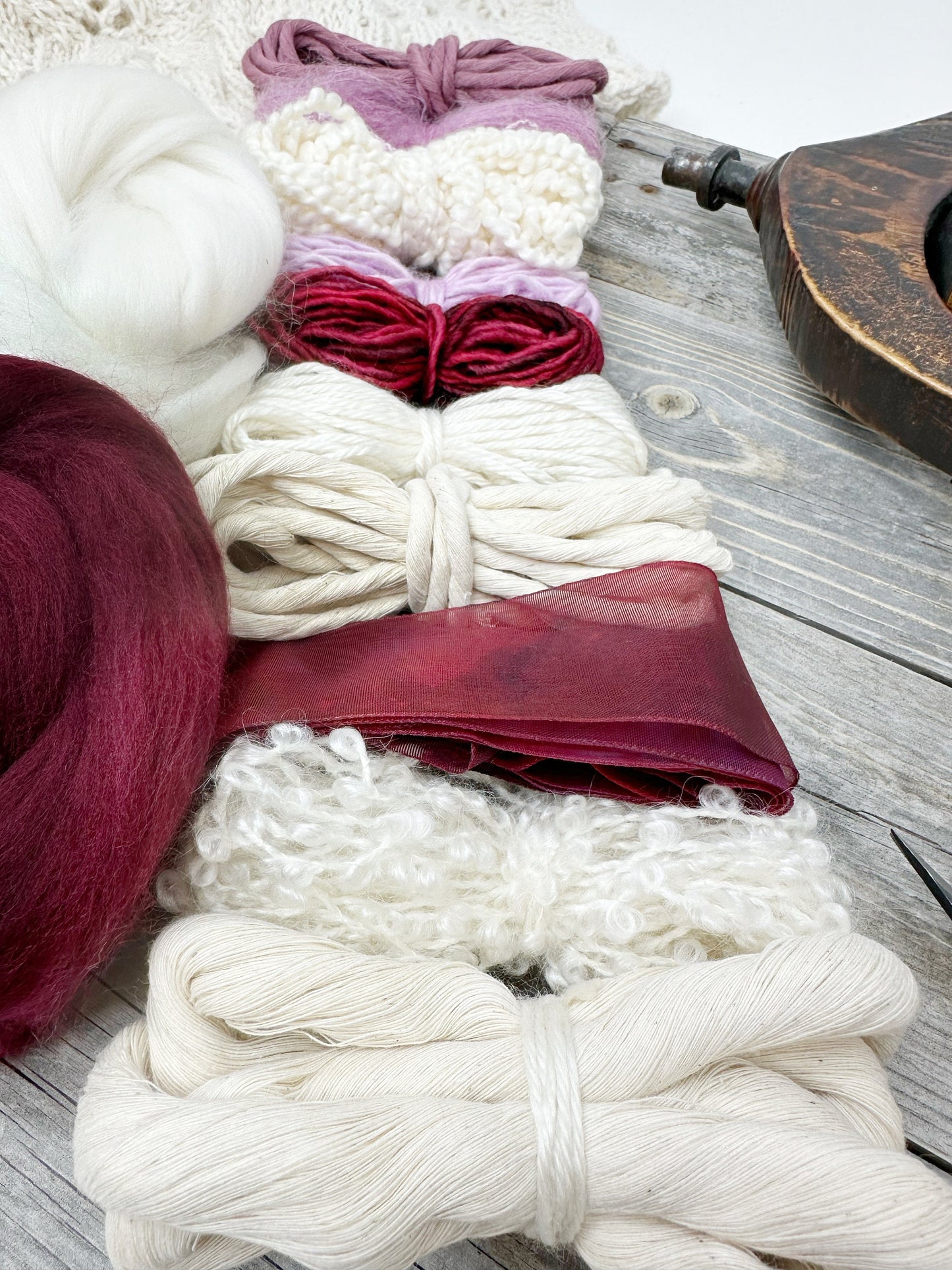 Deluxe Fiber Pack .  Creatively curated . "Blush"