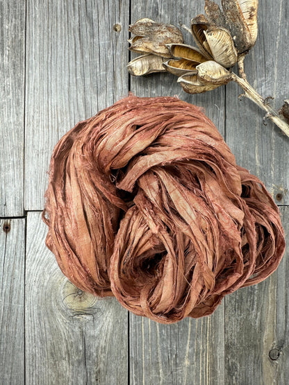 Sari Silk Ribbon . Recycled Sari Silk Ribbon