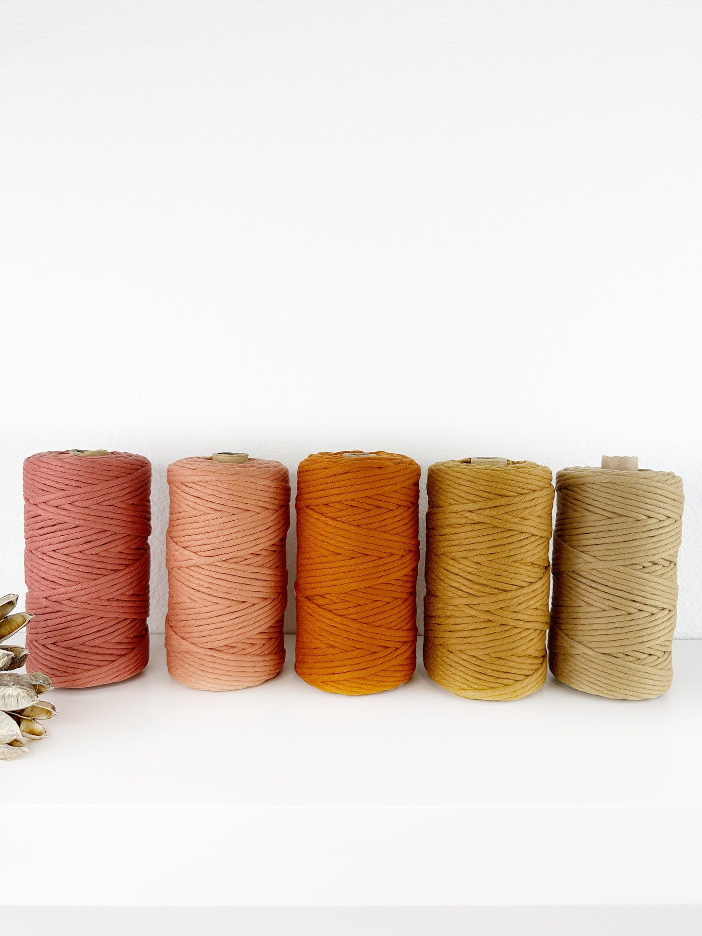 Premium Cotton string. Full roll 100m . Super Soft 4mm . Multiple Colors