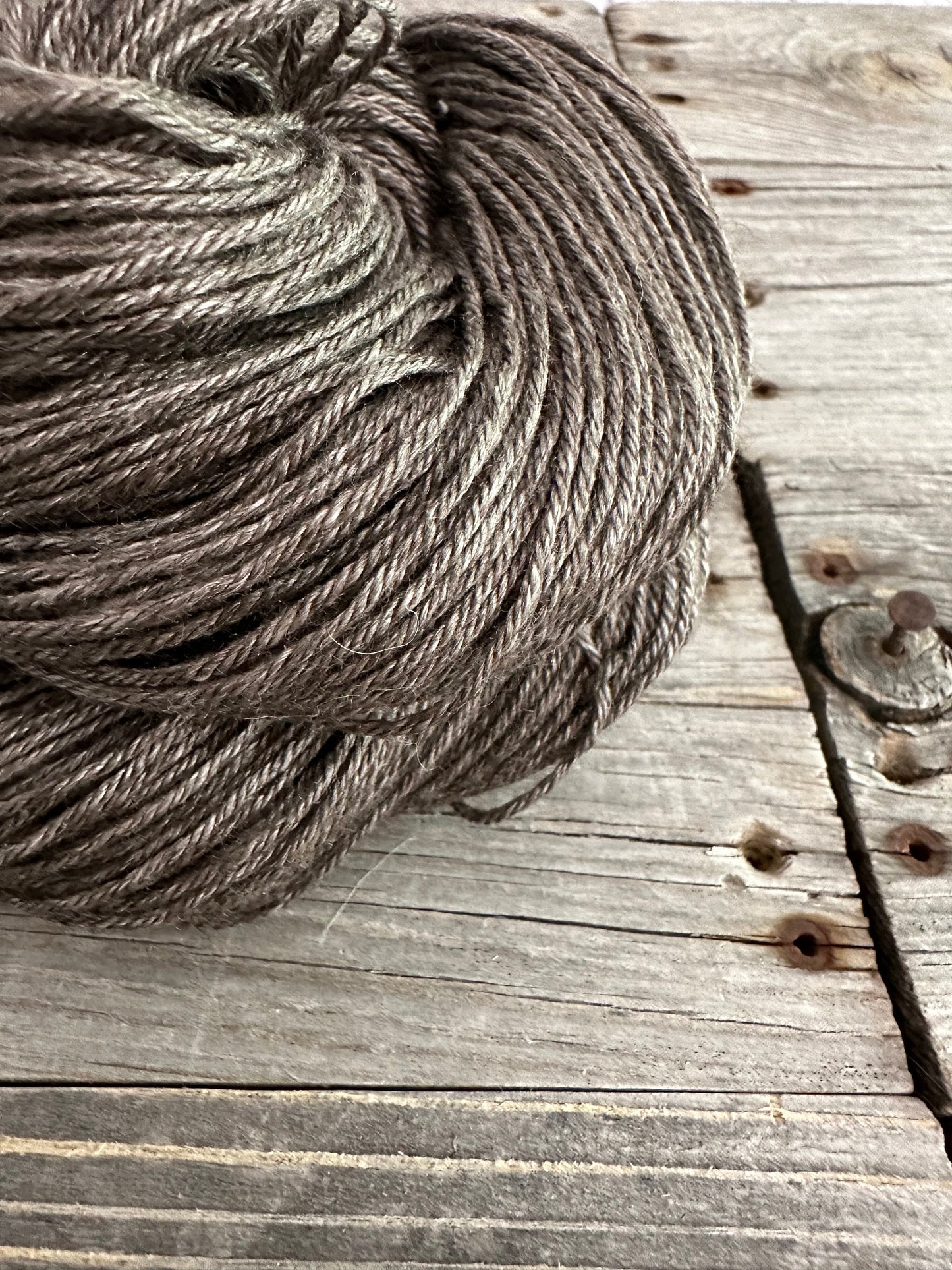 Wild Lilac Moon's Nightsky | undyed Silk Yak Blend