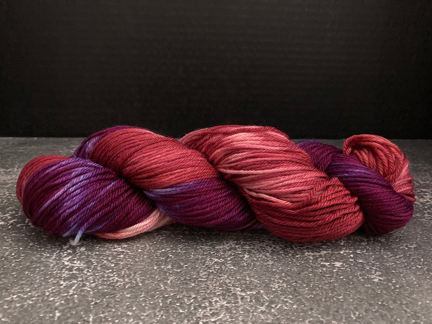Wild Lilac Moon's Starlight DK in Colorway "Blush", Moonray SB in "Dark Blush" and Selene in color "Blush"