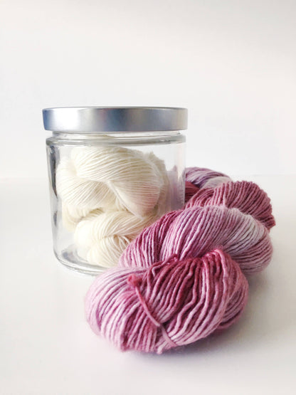 Dye It Yourself Kit . DIY kit . Yarn in a Jar . Yarn Dye Kit . Multiple yarn weights and colors