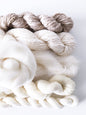 Weavers | Dyers Yarn Pack . Natural Undyed Yarns .