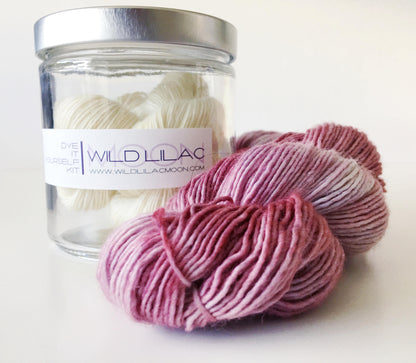 Dye It Yourself Kit . DIY kit . Yarn in a Jar . Yarn Dye Kit . Multiple yarn weights and colors