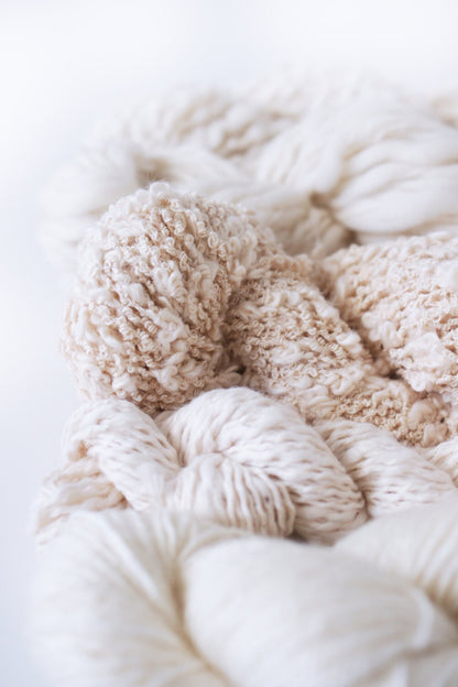 Weavers | Dyers Yarn Pack . Natural Undyed Yarns