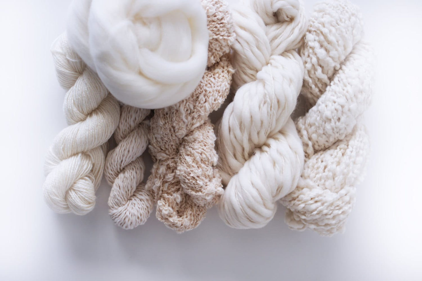 Weavers | Dyers Yarn Pack . Natural Undyed Yarns