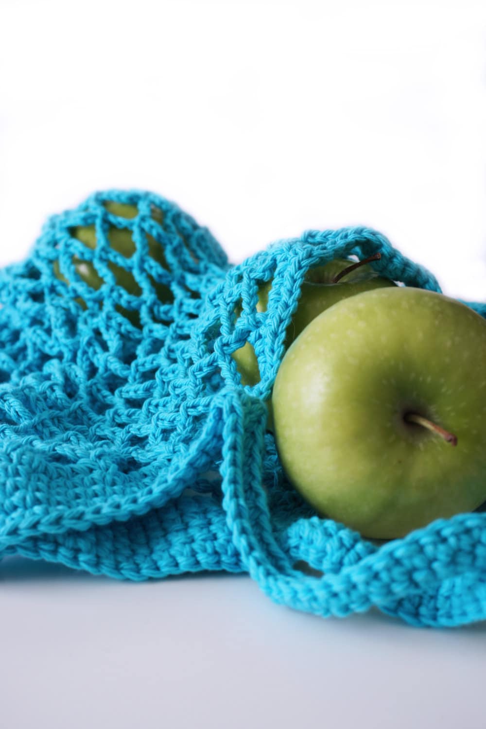 Hand Crochet Shopping Net . Break Free From Plastic