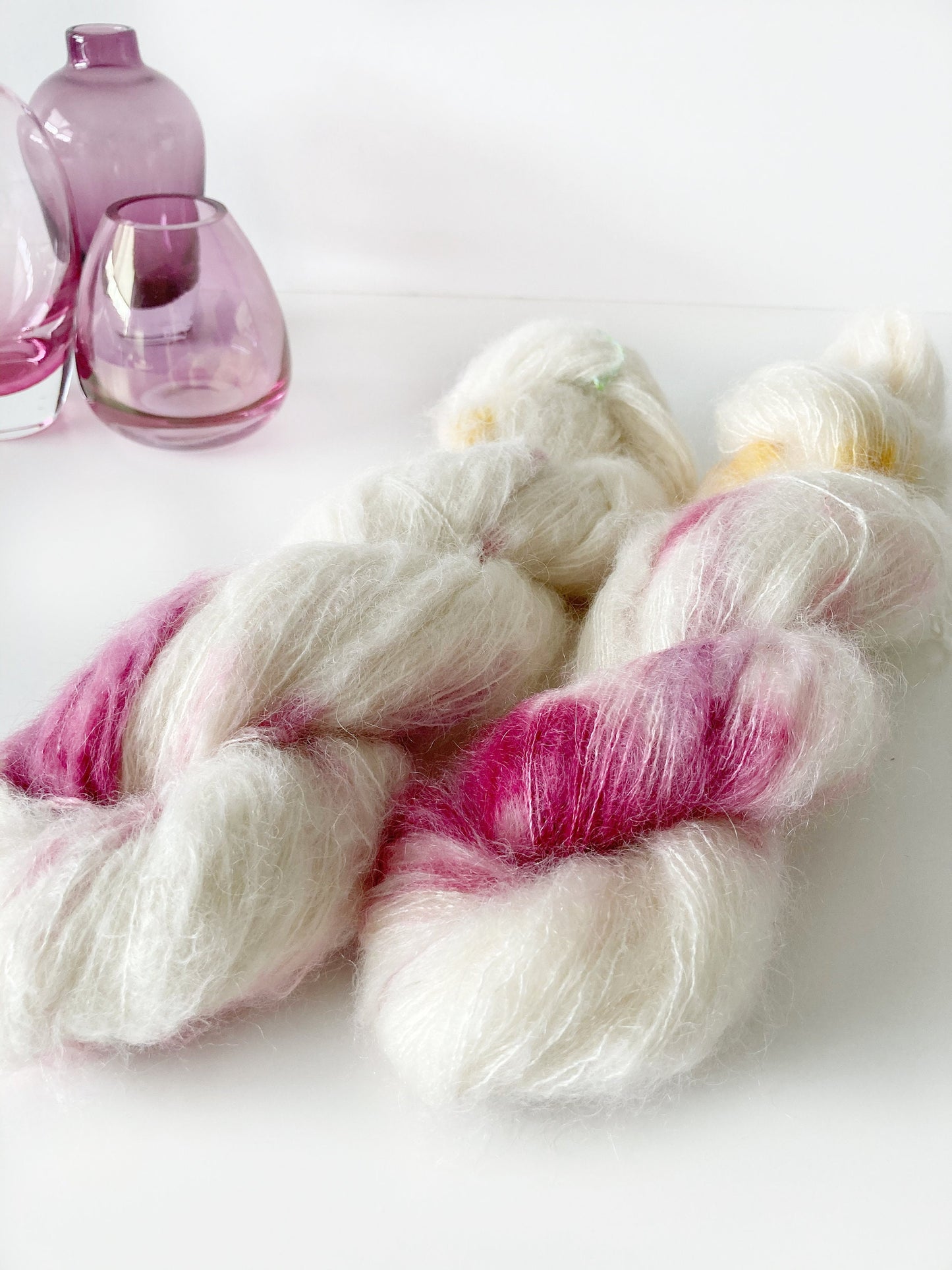 Wild Lilac Moon's Crescent and Selene in color "Snowmelt"