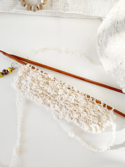 Wild Lilac Moon's "Moonloops" . Color Ecru | undyed