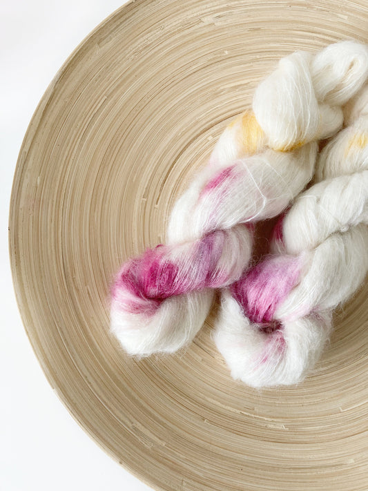 Wild Lilac Moon's Crescent and Selene in color "Snowmelt"