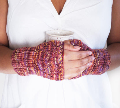Knitting Pattern . Wrist Warmer . "Embrace Me" PDF pattern
