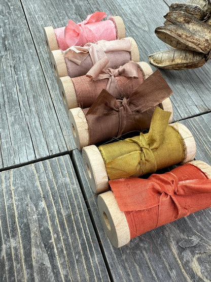 Silk Ribbon . Chiffon Silk .  Wedding Ribbon