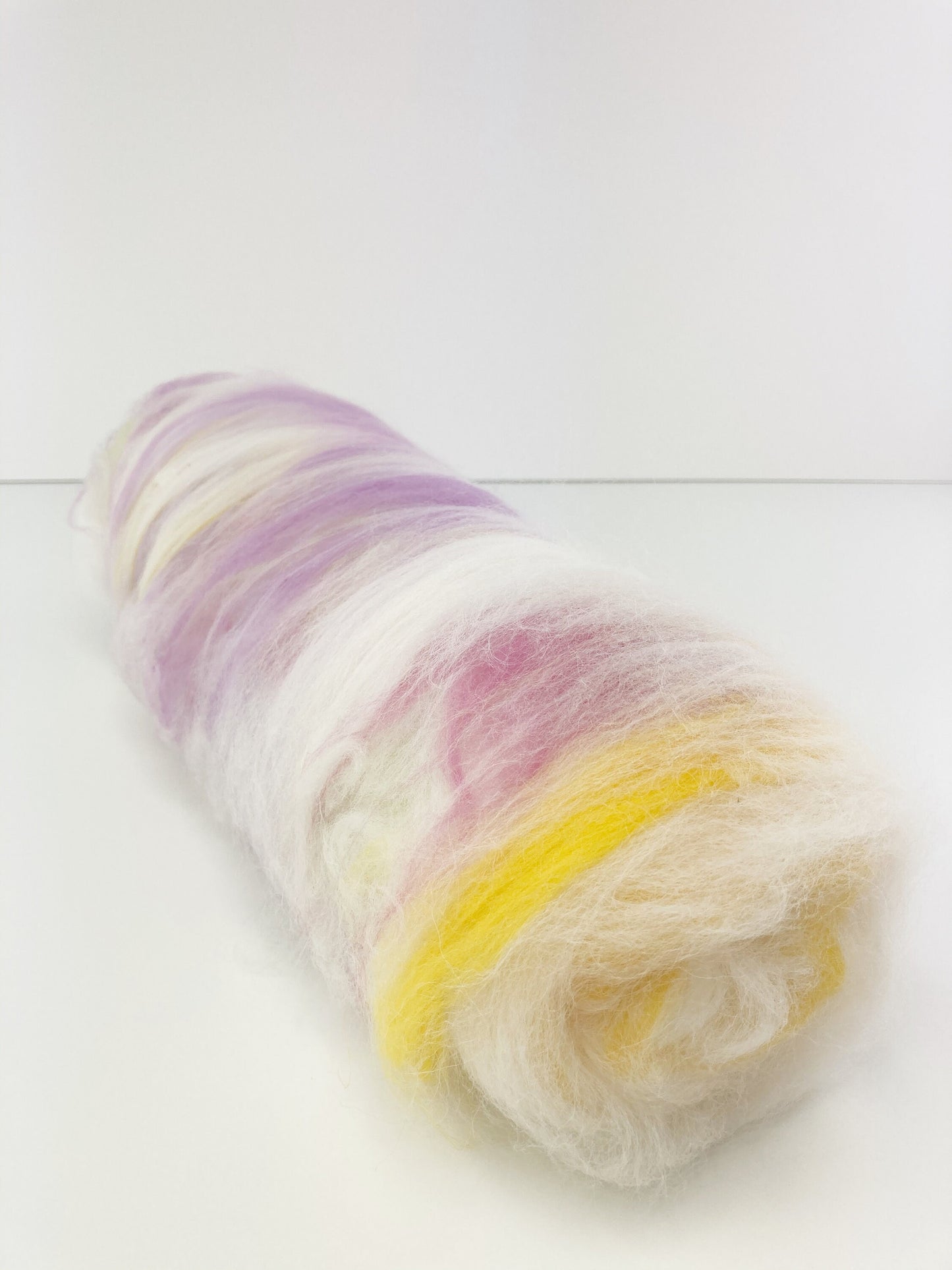 Uniquely curated art batt in color: "Bloom"