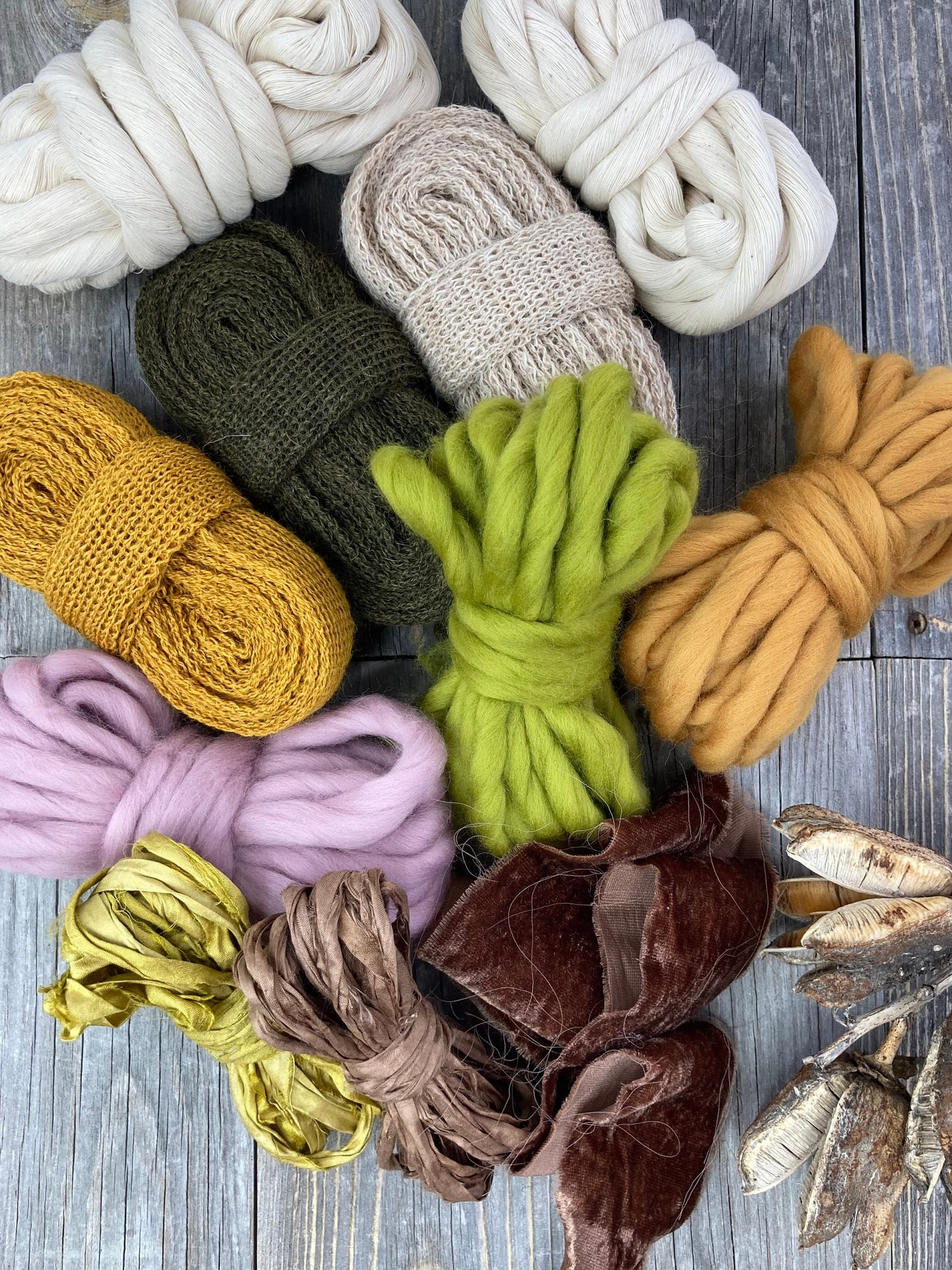 Textured Yarn  . Mini skeins