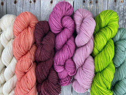 Yarn Packs . Superwash Merino Nylon Tencel Blend . Fingering