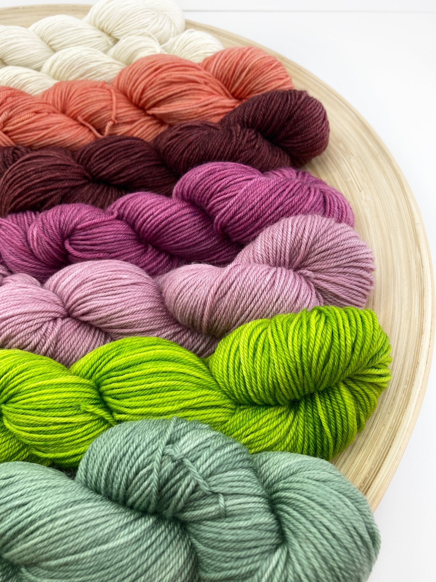 Yarn Packs . Superwash Merino Nylon Tencel Blend . Fingering