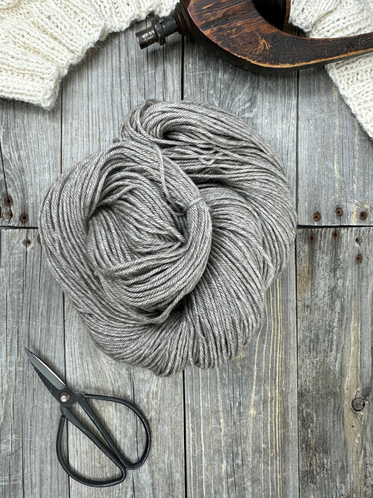 Yak DK . SW Merino Silk Yak blend . natural color