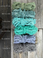 Frizzy cotton ribbon . Weaving  Supplies . Multiple Colors