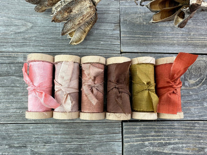 Silk Ribbon . Chiffon Silk .  Wedding Ribbon