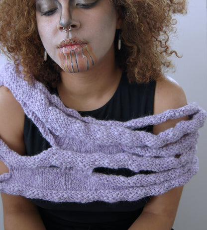 Yarn Pack Knitting Pattern combo "Broken Wings" pattern plus 3 skeins Asana Bulky