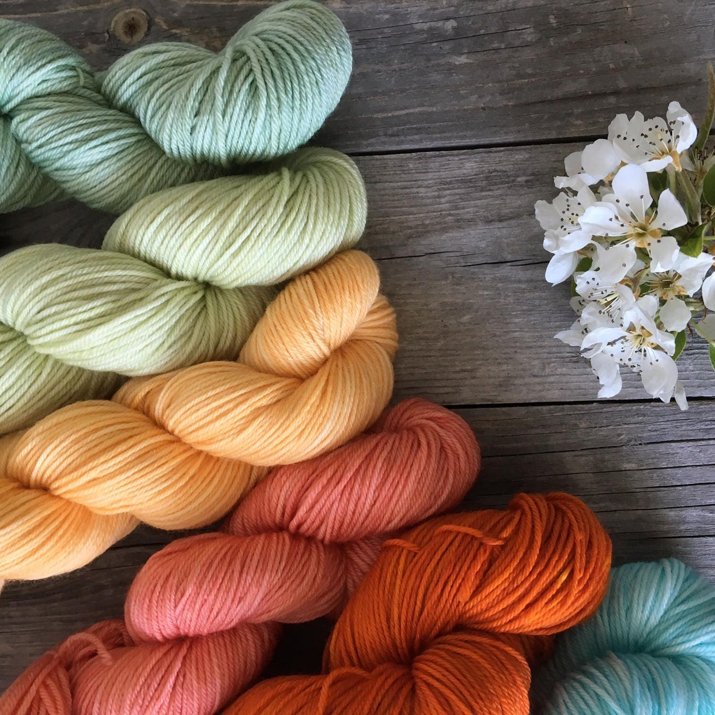 Yarn Pack . Superwash Merino Nylon Tencel Blend . Fingering