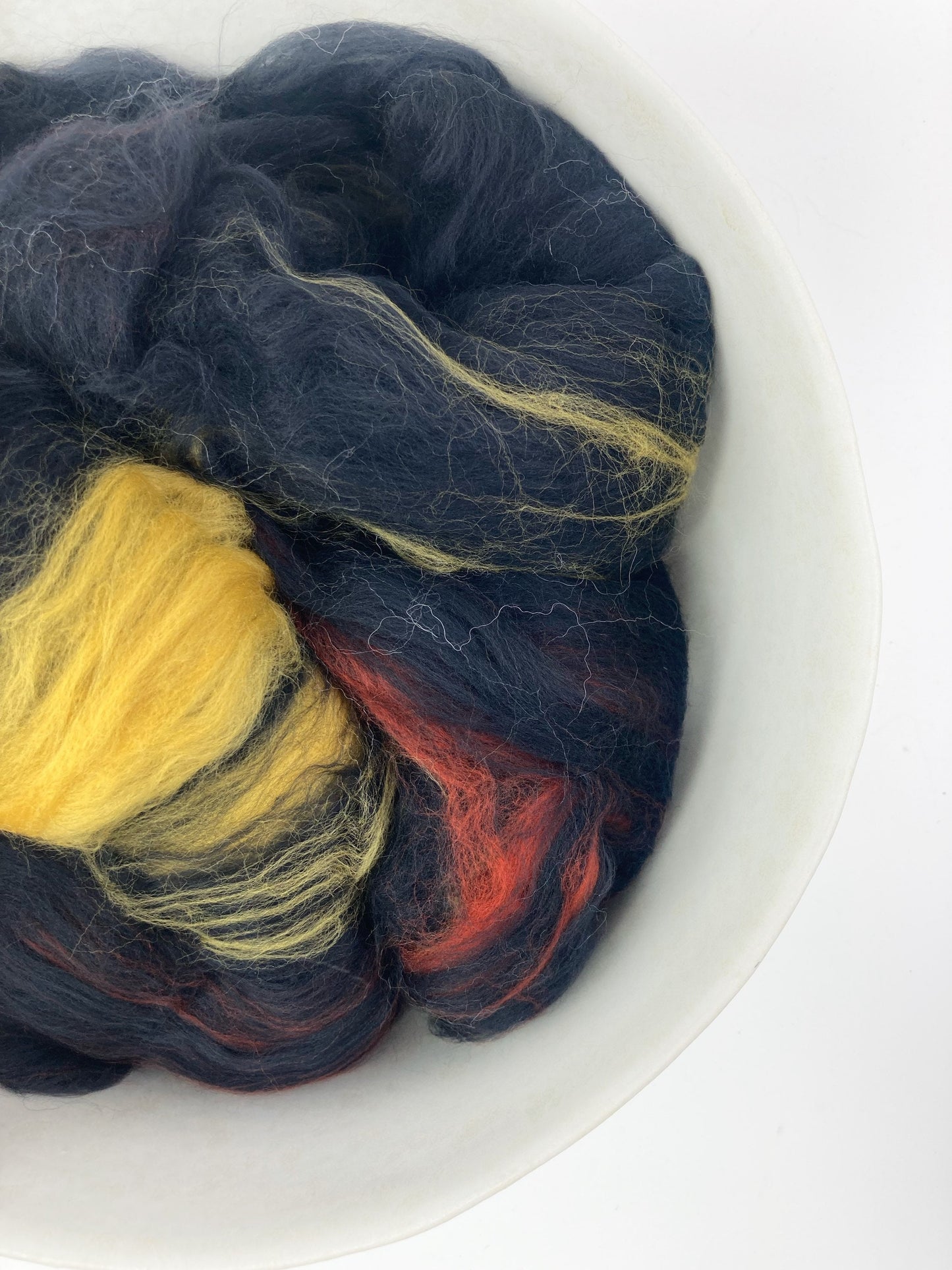 Uniquely curated art batt in color: "Bloom" "Dark Skies"