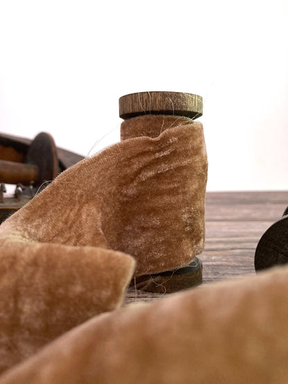 Frayed Velvet Ribbon . Wedding Ribbon .  Multiple Colors