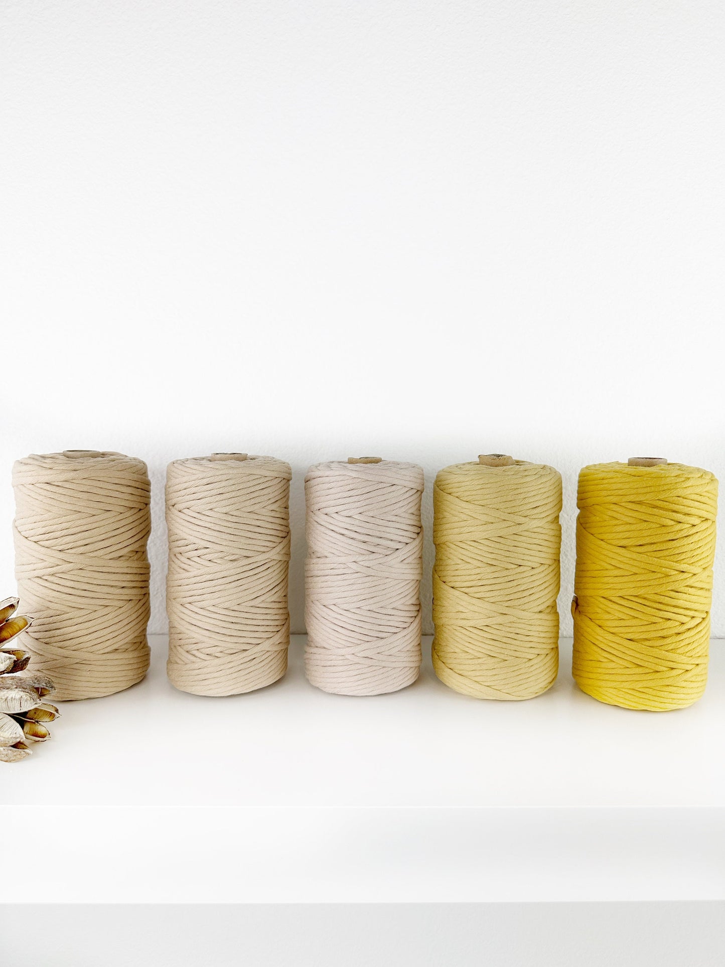 Premium Cotton string. Full roll 100m . Super Soft 4mm . Multiple Colors