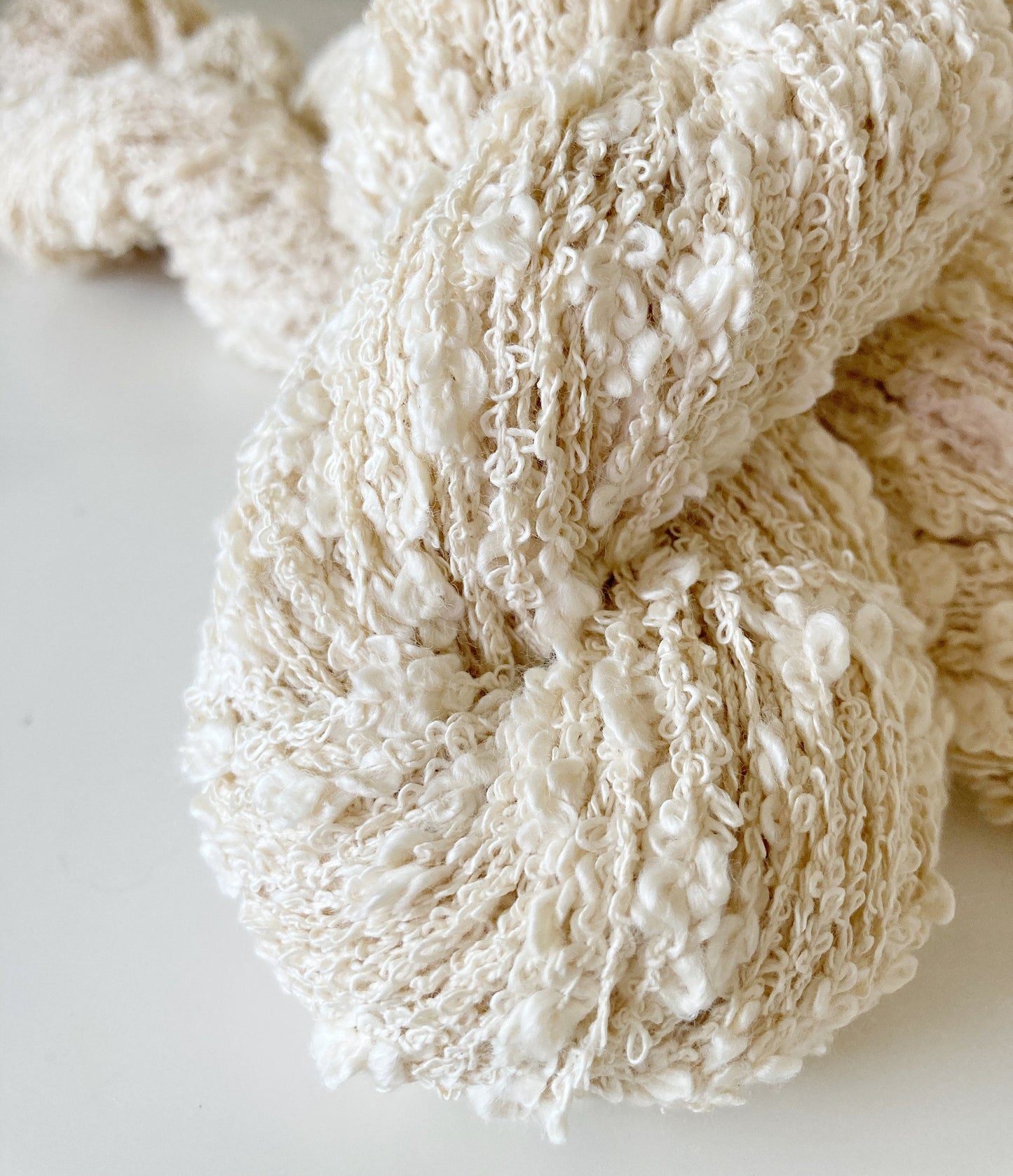 Wild Lilac Moon's "Moonloops" . Color Ecru | undyed