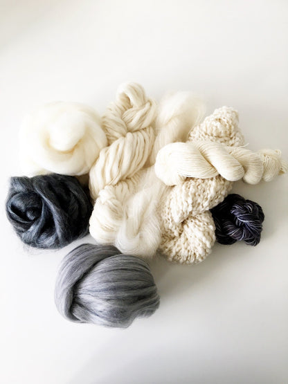 Weavers | Dyers Yarn Pack . Natural Undyed Yarns
