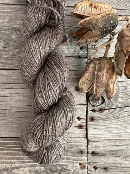 Wild Lilac Moon's Nightsky | undyed Silk Yak Blend