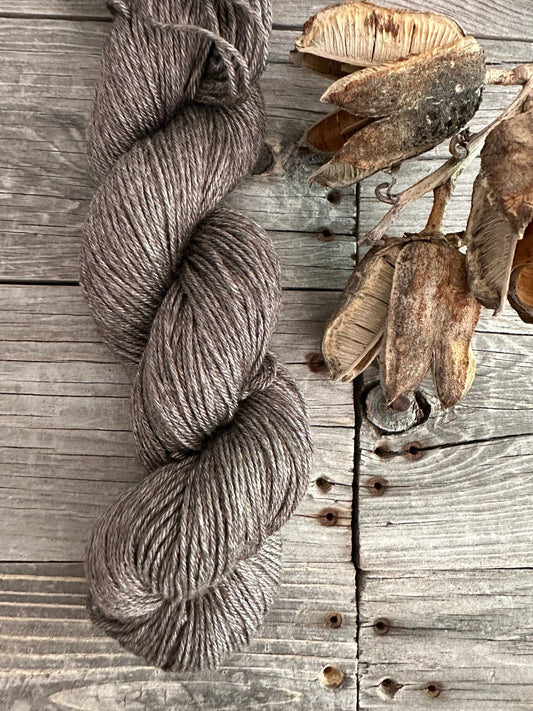 Wild Lilac Moon's Nightsky | undyed Silk Yak Blend