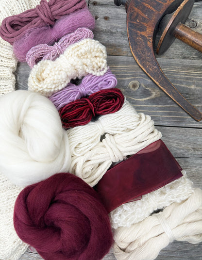 Deluxe Fiber Pack .  Creatively curated . "Blush"