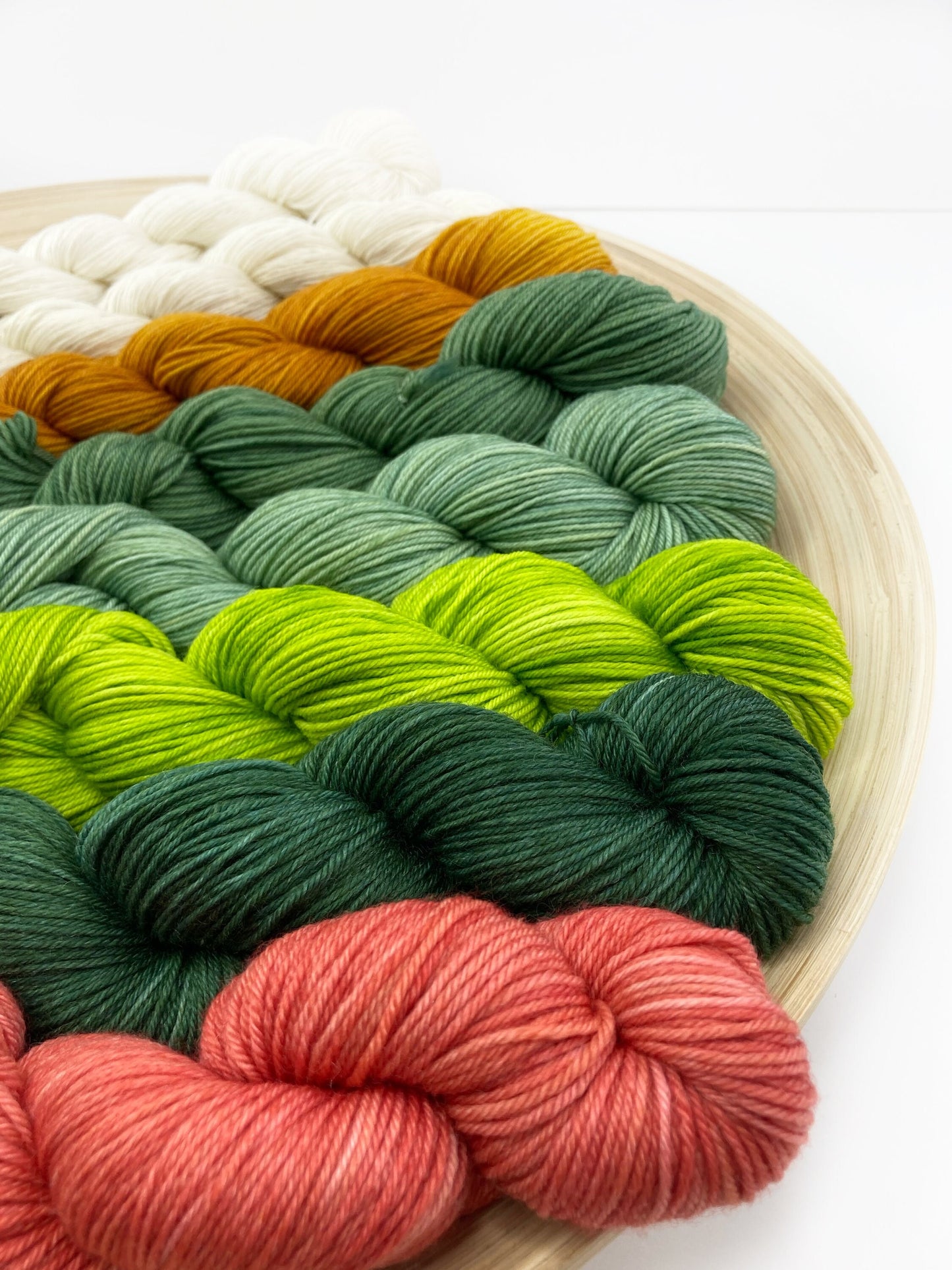 Yarn Packs . Superwash Merino Nylon Tencel Blend . Fingering