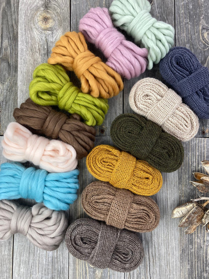 Textured Yarn  . Mini skeins