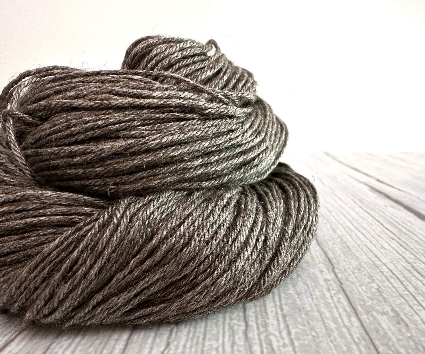 Wild Lilac Moon's Nightsky | undyed Silk Yak Blend