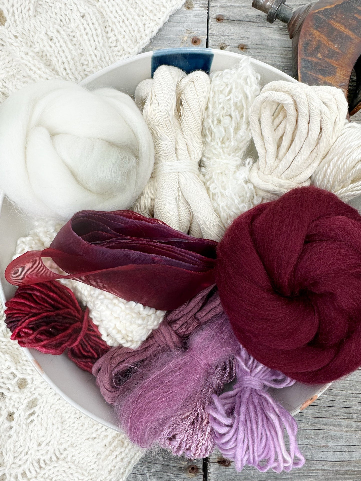 Deluxe Fiber Pack .  Creatively curated . "Blush"