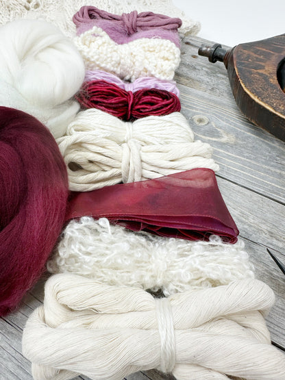 Deluxe Fiber Pack .  Creatively curated . "Blush"