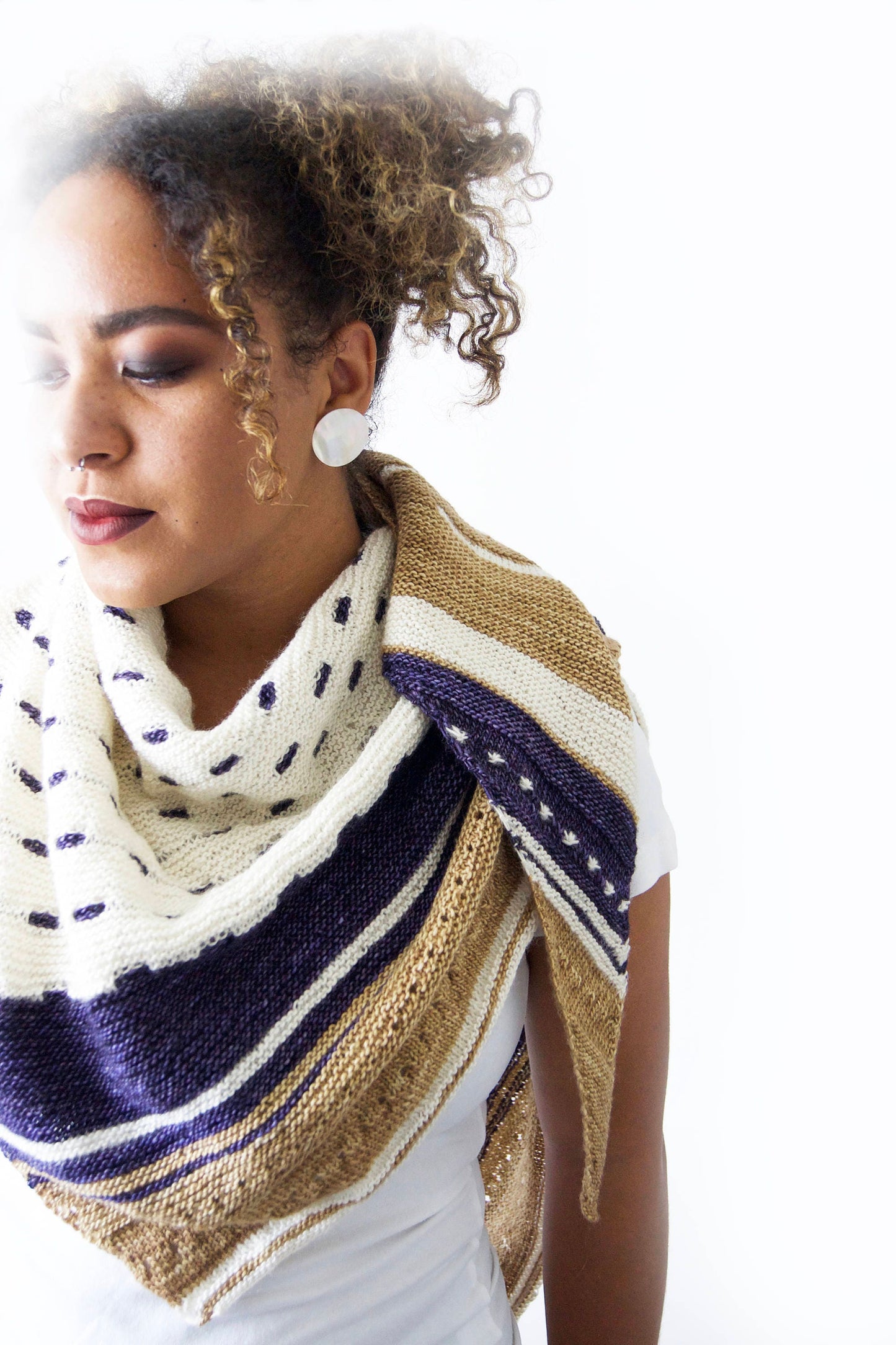 Knitting Pattern . Shawl . "Structural Integrity" . PDF pattern